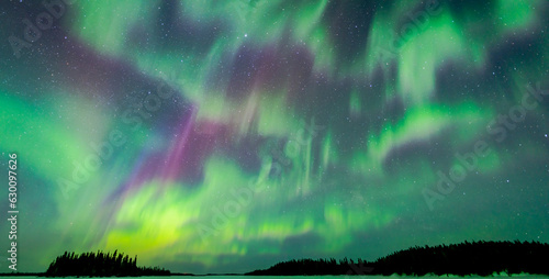 Aurora over Northern Manitoba
