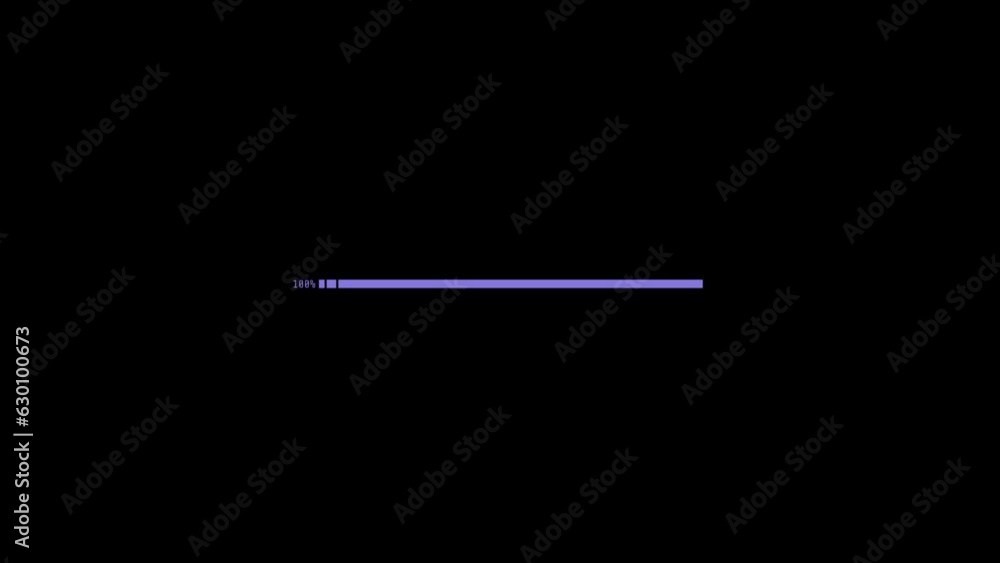 HUD loading element - decoding linear progress bar. HUD loading element - decoding linear progress bar.