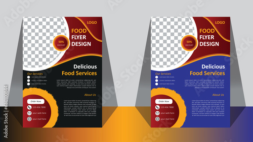 food flyer design template