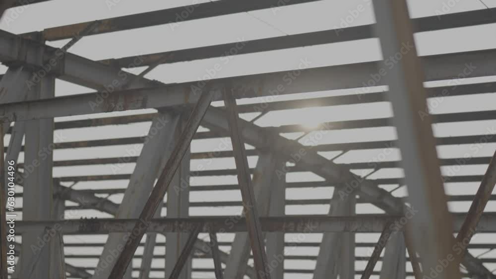 beautiful sunlight on an abandoned building for cinematic footage beautiful sunlight on an abandoned building for cinematic footage