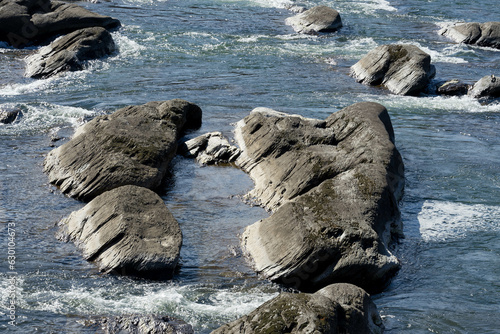 Rocky Rapids in a Wide River