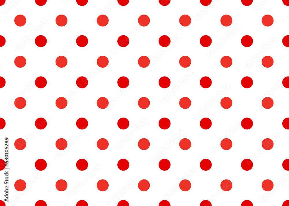 red and White Polka Dots Repeat Background red and White Polka Dots Repeat Background