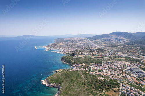 Ardic Brach view in Mordogan of Izmir Province