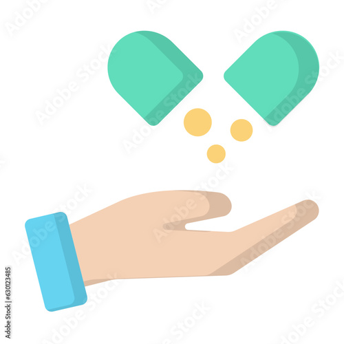 Drug Addiction Flat Icon