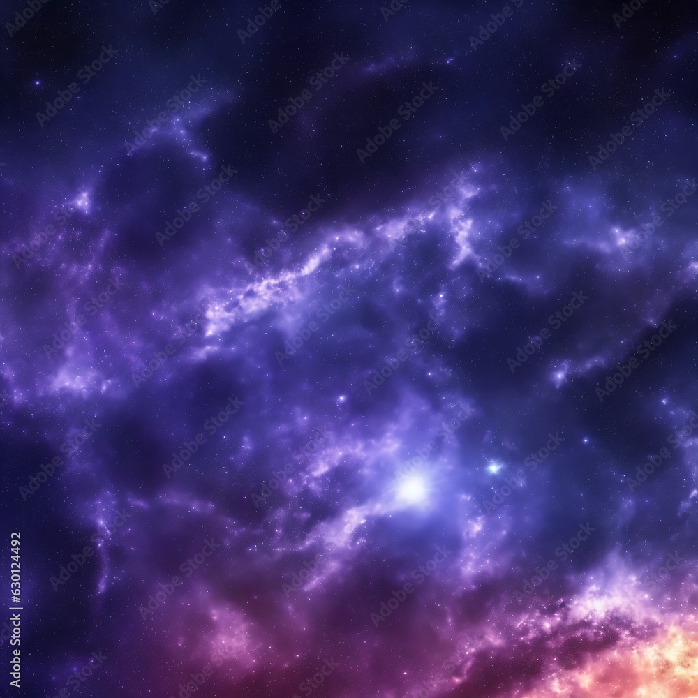 Obraz premium Space sky background AI generative