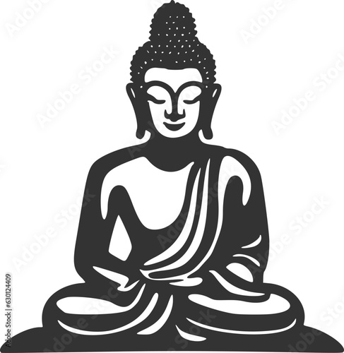 Budha statue illustration