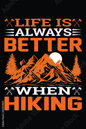 mountain t-shirt design vector.