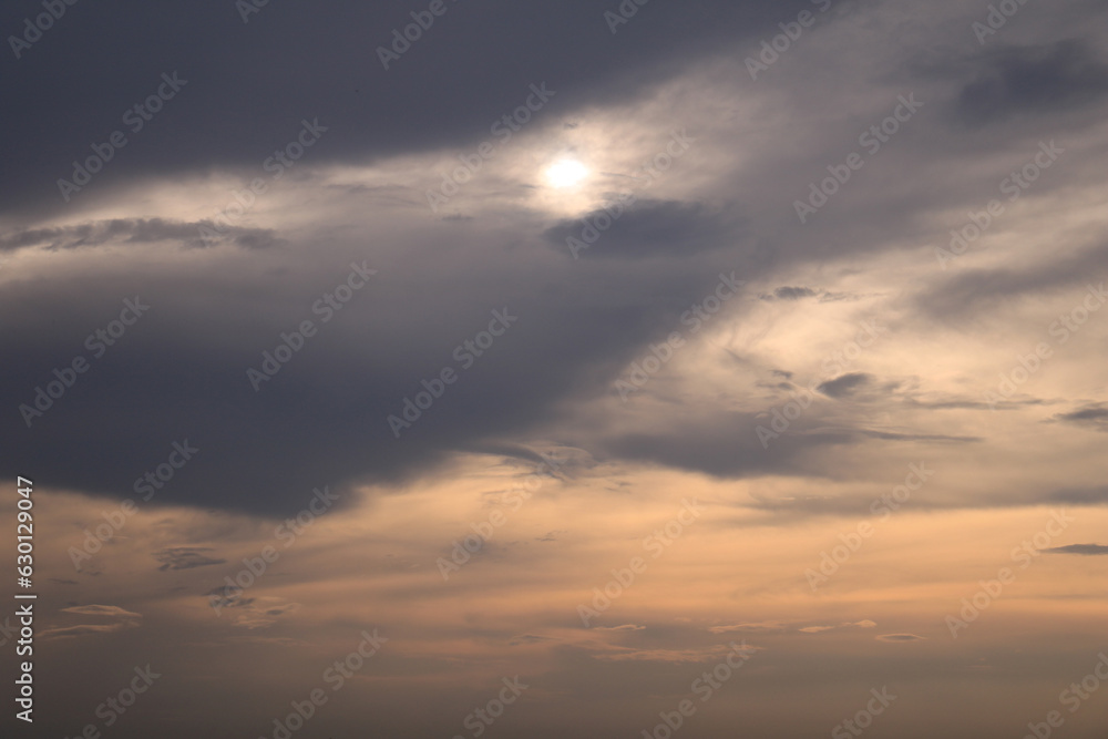 clouds at sunset