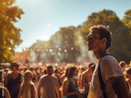 person on a festival