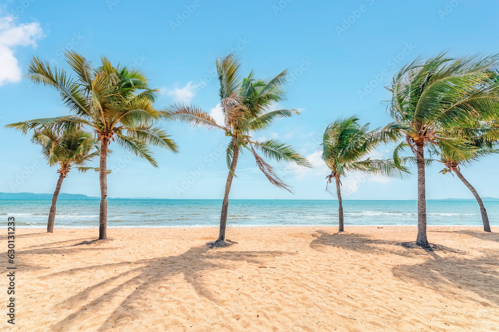Tropical Beach in Chonburi Province, Thailand Tropical Beach in Chonburi Province, Thailand