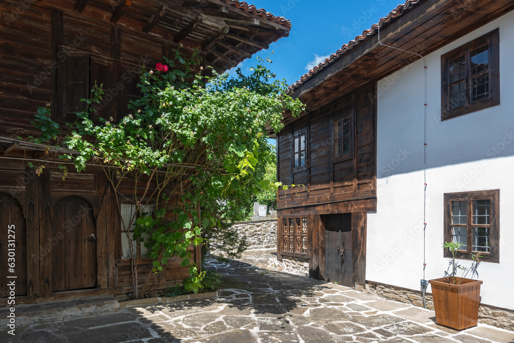 Village of Zheravna with nineteenth century houses, Bulgaria Village of Zheravna with nineteenth century houses, Bulgaria