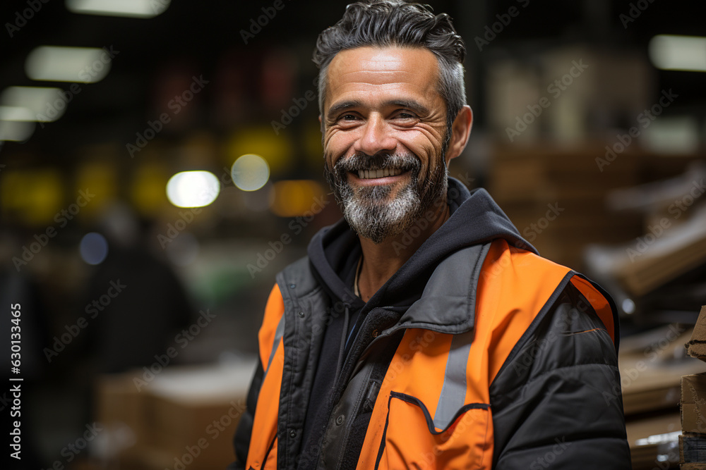 EHS manager in a manufacturing environment, factory, business. created with AI EHS manager in a manufacturing environment, factory, business. created with AI