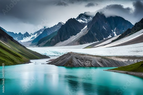 lake louise banff national parkgenerated by AI technology 