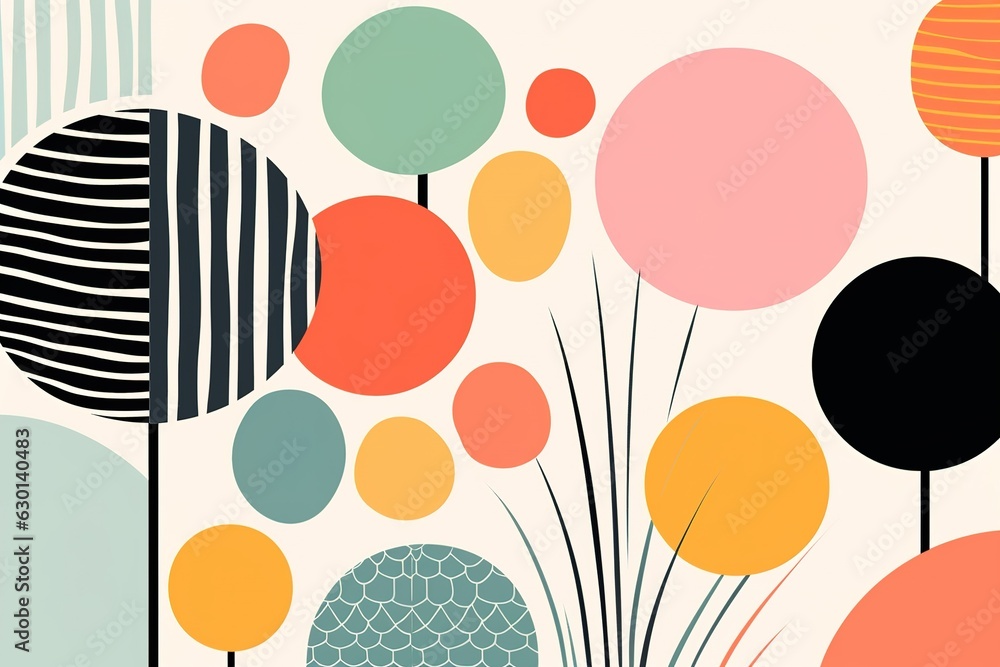 Abstract geometric patter flat design illustration Abstract geometric patter flat design illustration
