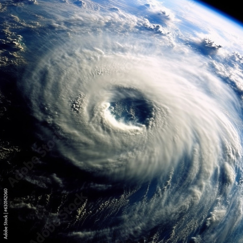 What a potentially catastrophic super massive hurricane could look like from space. 