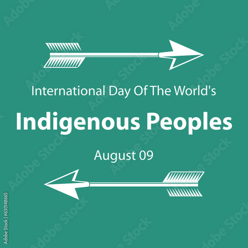 international day of world’s indigenous people, to raise awareness and protect the rights of the indigenous population vector illustration..eps