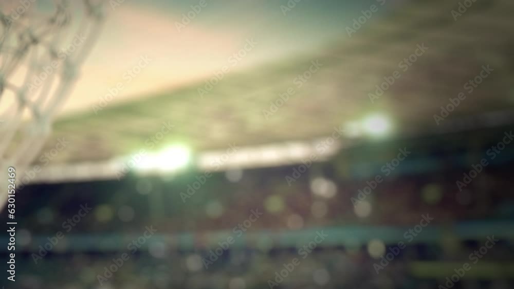 Iran Soccer Ball Scoring Goal during the day Iran Soccer Ball Scoring Goal during the day