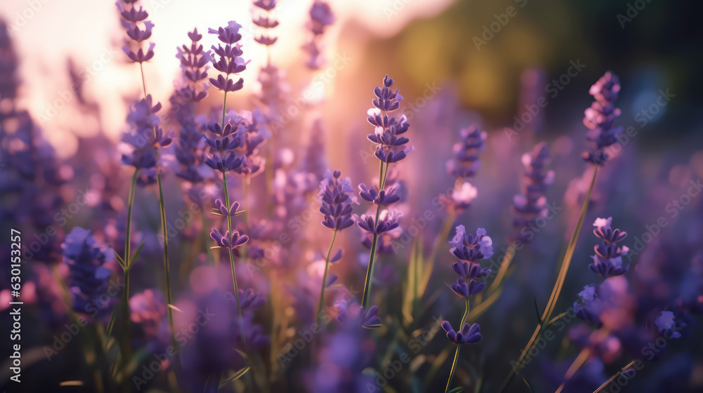 Obraz premium Lavender flowers in nature