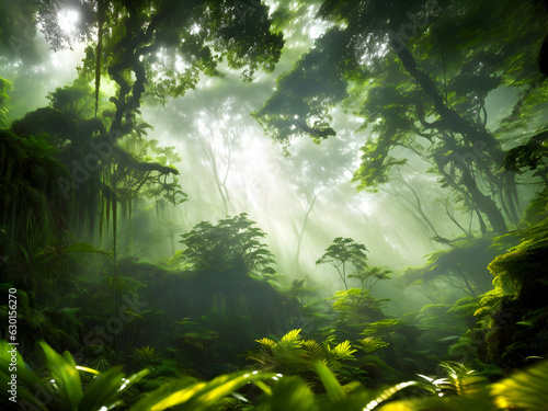 Deep within a dense jungle © pirun