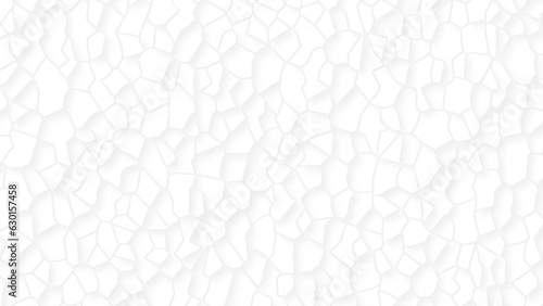 White seamless mosaic geometric vector background