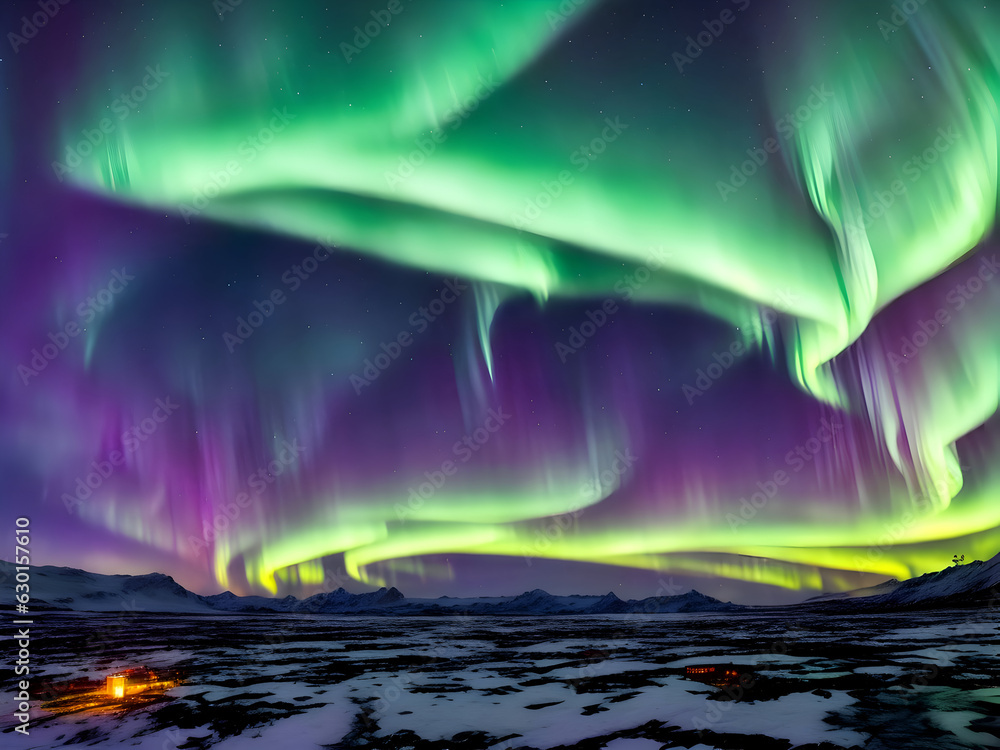 A dazzling display of the Northern Lights