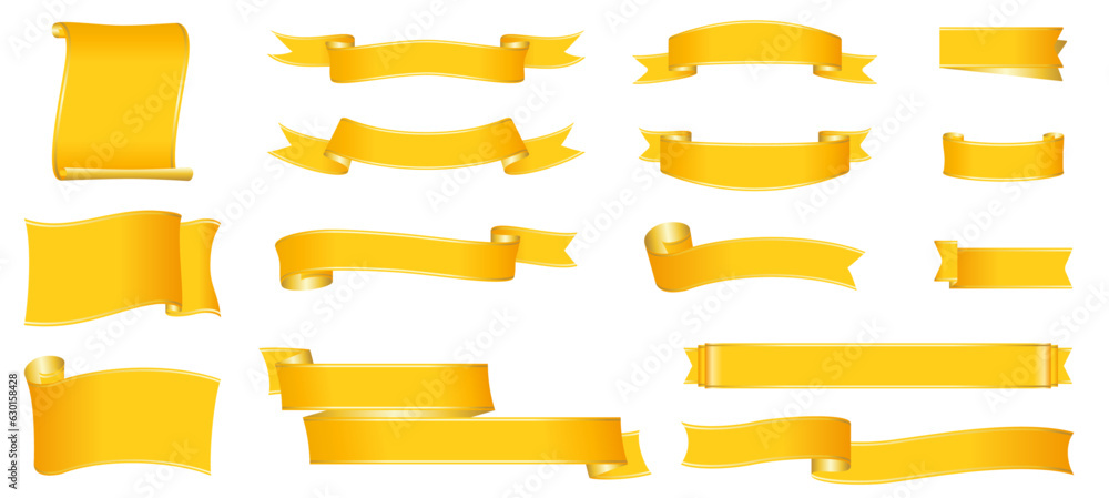 ribbon banner design material ribbon banner design material