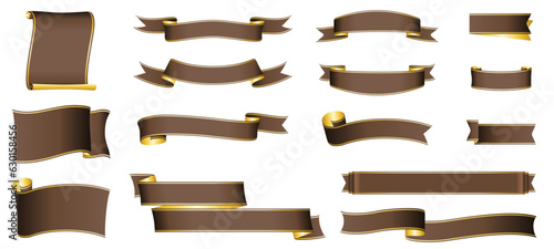 ribbon banner design material