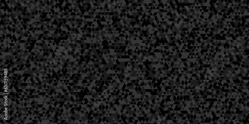 Abstract black and gray geomatics pattern background. Abstract geometric pattern gray and black Polygon Mosaic triangle Background, business and corporate background.