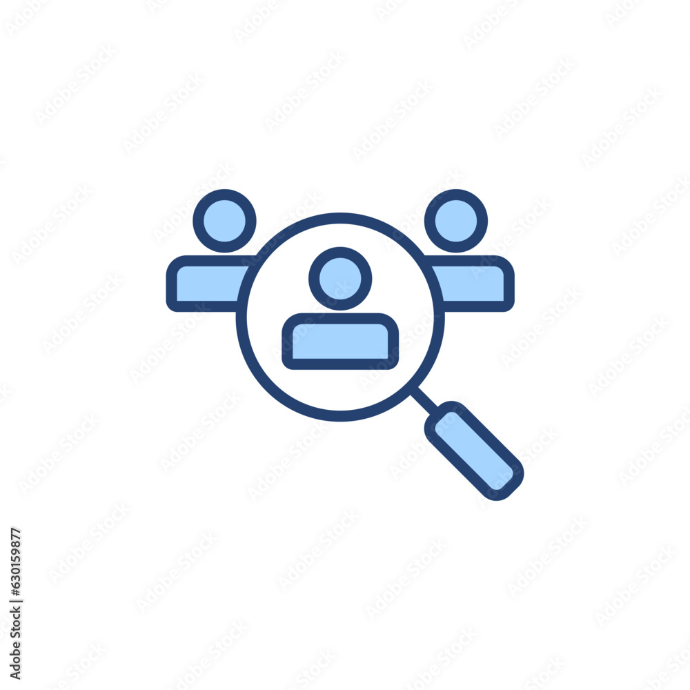 Hiring icon vector. Search job vacancy sign and symbol. Human resources concept. Recruitment Hiring icon vector. Search job vacancy sign and symbol. Human resources concept. Recruitment