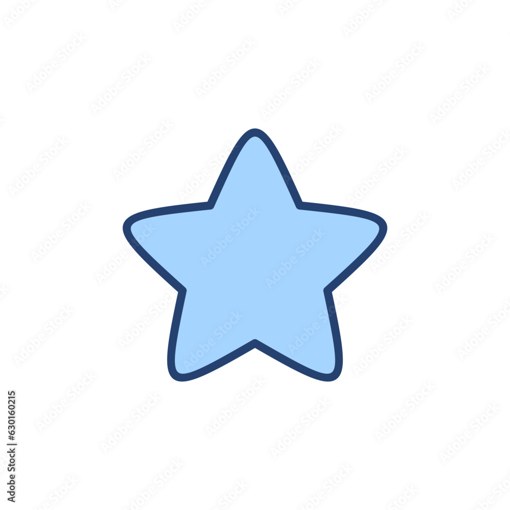 Star icon vector. rating sign and symbol. favourite star icon Star icon vector. rating sign and symbol. favourite star icon