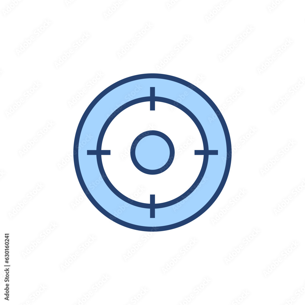 Target icon vector. goal icon vector. target marketing sign and symbol Target icon vector. goal icon vector. target marketing sign and symbol