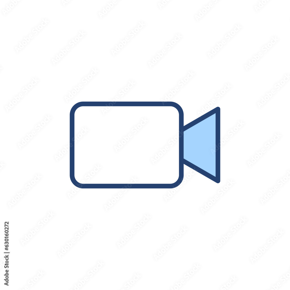 Video icon vector. video camera sign and symbol. movie sign. cinema Video icon vector. video camera sign and symbol. movie sign. cinema