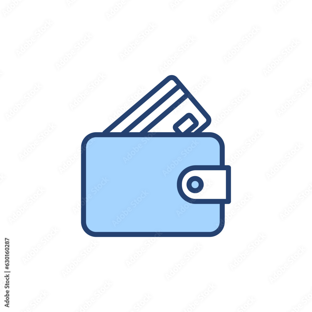 Wallet icon vector. wallet sign and symbol Wallet icon vector. wallet sign and symbol
