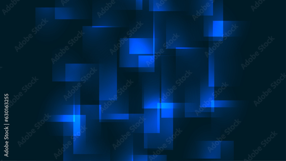 Glowing color rectangles collection on dark blue background shining object banners Glowing color rectangles collection on dark blue background shining object banners