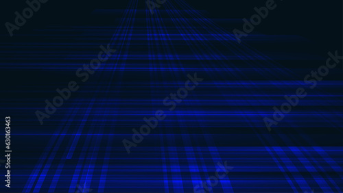 Abstract line design for geometry background. Shiny blue line pattern.