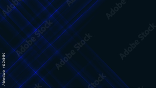 Abstract line design for geometry background. Shiny blue line pattern.