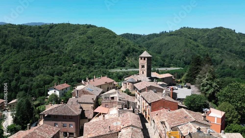 The picturesque municipality of Espinelves in Girona, Catalonia, Spain photo