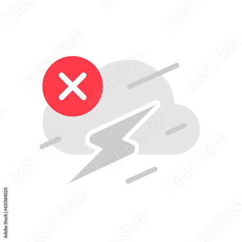 error server concept illustration flat design vector eps10. modern graphic element for landing page, empty state ui, infographic, icon