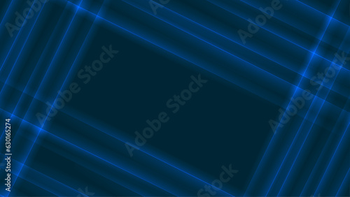 Modern dark blue background with geometric shapes