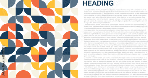 Bauhaus pattern cover poster design abstract electric colors
