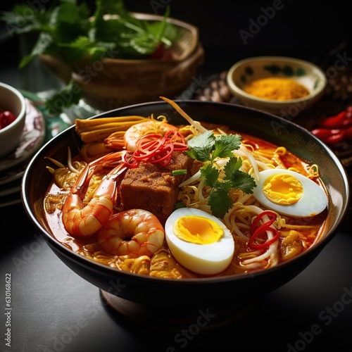 thai food;tom yum seafood or seafood spicy soup