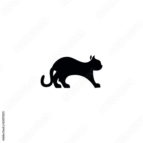 cat logo icon design template