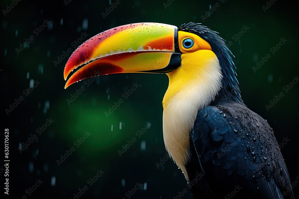 Tucan, Wildlife Photography, Generative AI Tucan, Wildlife Photography, Generative AI