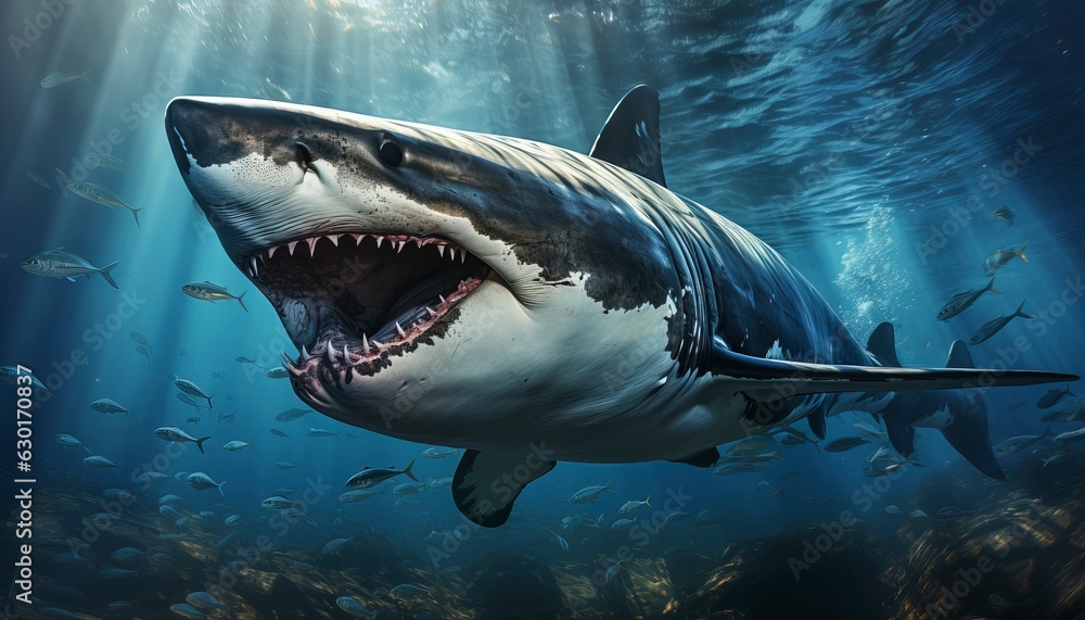 Naklejka premium shark