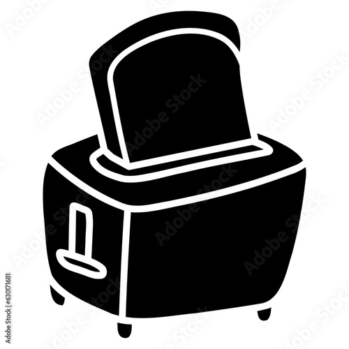 toaster and bread