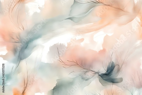 Abstract painted background. Generative AI