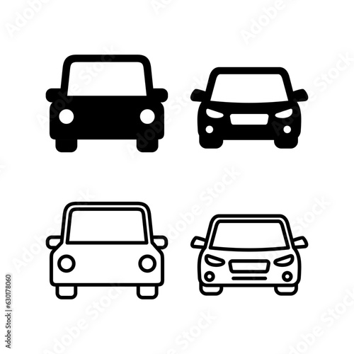 Car icon vector. Car sign. sedan