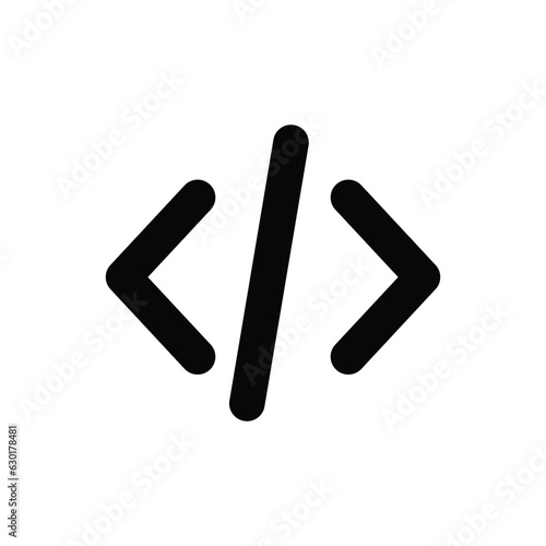Coding code programming vector icon