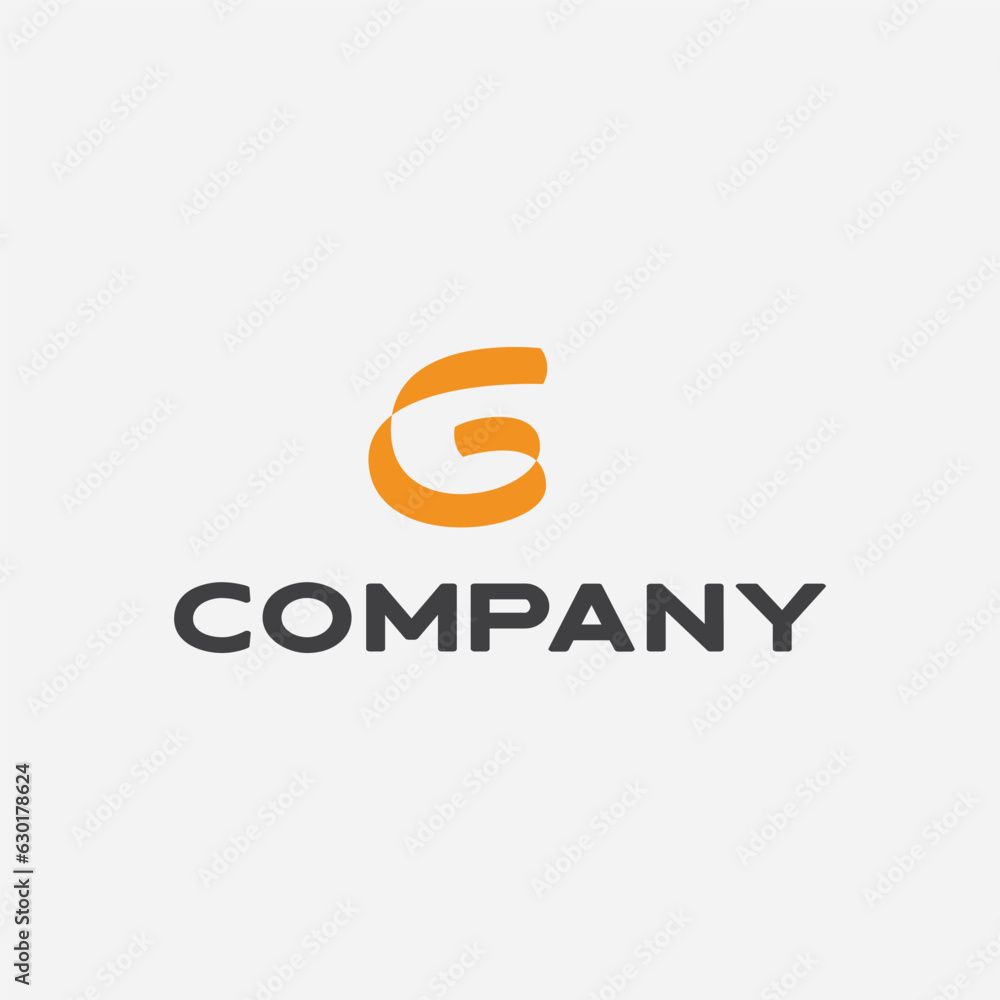letter G shaped rope logo design letter G shaped rope logo design
