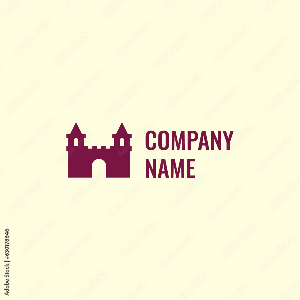 a Palace gate logo design, castle gate a Palace gate logo design, castle gate